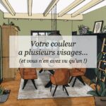 Dessin de salle à manger aux murs verts, couverture de l'article Votre couleur a plusieurs visages